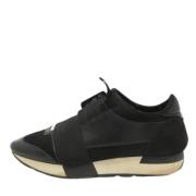 Balenciaga Vintage Pre-owned Laeder sneakers Black, Dam