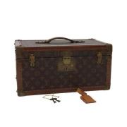 Louis Vuitton Vintage Pre-owned Canvas handvskor Brown, Dam