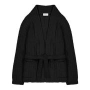 Laneus Ull Cardigan Kappa Hybrid Black, Herr