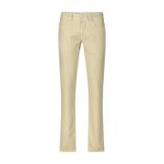 Tramarossa Slim Fit Knäppta Byxor Beige, Herr