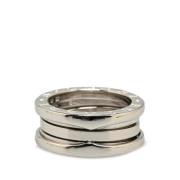 Bvlgari Vintage Pre-owned Vitt guld ringar Gray, Dam