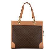 Celine Vintage Pre-owned Tyg handvskor Brown, Dam