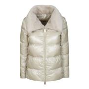 Herno Ultralight Ecofur Krage Pufferjacka Beige, Dam