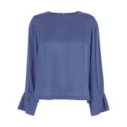 Momoni Kenta Blus - Stilfull Dam Skjorta Blue, Dam