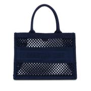 Dior Vintage Pre-owned Canvas totevskor Blue, Dam