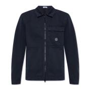 Stone Island Denimjacka Blue, Herr