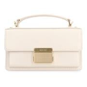 Golden Goose Mini Läder Crossbody Väska White, Dam