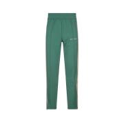 Palm Angels Gröna Joggers med Logo Piping Green, Herr