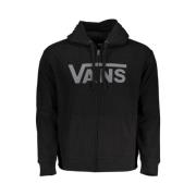 Vans Mjuk Svart Huva med Dragkedja Black, Herr