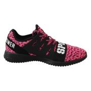 Plein Sport Stiliga Rosa Atletiska Sneakers Pink, Dam