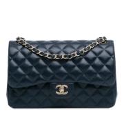 Chanel Vintage Pre-owned Laeder chanel-vskor Blue, Dam