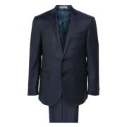 Corneliani Super 130s Ullkostym Blue, Herr