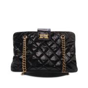 Chanel Vintage Pre-owned Laeder totevskor Black, Dam