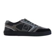 Fendi Elegant Monokrom Lgtopp Sneakers Black, Herr