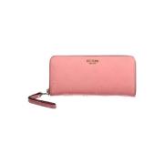 Guess Elegant Pink Wallet with Contrast Details Pink, Dam