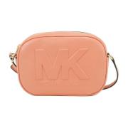 Michael Kors Oval Kamera Crossbody Väska Sherbert Pink, Dam