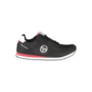 Sergio Tacchini Svarta Sneakers med Kontrastdetaljer Black, Herr