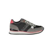 Napapijri Svarta Slimma Sportsneakers Lace-Up Multicolor, Herr