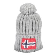 Napapijri Stilfull Vintermössa med Pompom Gray, Unisex