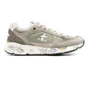 Premiata Mocka sneakers med 4 cm sula Green, Herr