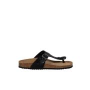 Geox Stiliga Slip-On Sandaler Black, Dam