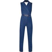 Liu Jo Ärmelös jumpsuit för kvinnor Blue, Dam