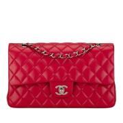 Chanel Vintage Pre-owned Laeder axelremsvskor Red, Dam