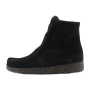 Nature Footwear Varmfodrad Mockaboots Svart Black, Dam