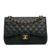 Chanel Vintage Pre-owned Laeder axelremsvskor Black, Dam