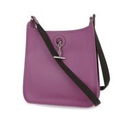 Hermès Vintage Pre-owned Laeder crossbodyvskor Purple, Dam