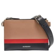 Burberry Vintage Pre-owned Laeder crossbodyvskor Multicolor, Dam