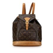 Louis Vuitton Vintage Pre-owned Canvas ryggsckar Brown, Dam