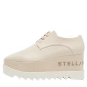 Stella McCartney Pre-owned Pre-owned Tyg sneakers Beige, Dam