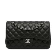 Chanel Vintage Pre-owned Laeder axelremsvskor Black, Dam