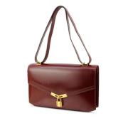 Hermès Vintage Pre-owned Laeder crossbodyvskor Red, Dam