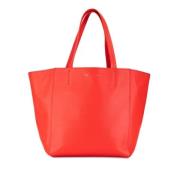 Celine Vintage Pre-owned Laeder totevskor Red, Dam