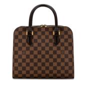 Louis Vuitton Vintage Pre-owned Canvas handvskor Brown, Dam