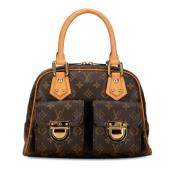 Louis Vuitton Vintage Pre-owned Canvas handvskor Brown, Dam