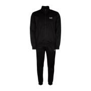 Emporio Armani EA7 Sporty Tracksuit Set Black, Herr