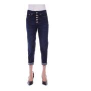 Dondup Denim Jeans med Sidologo Blue, Dam