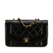 Chanel Vintage Pre-owned Laeder axelremsvskor Black, Dam