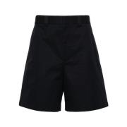 Gucci Marinblå Tailored Web-Stripe Shorts Blue, Herr