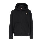 Kenzo Svart Zip-through Sweatshirt Black, Herr