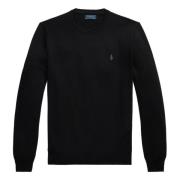 Polo Ralph Lauren Svart Pullover Tröja Black, Herr