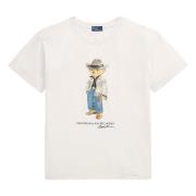 Polo Ralph Lauren Westernwear Polo Bear Tee T-Shirt White, Dam