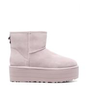 UGG Klassisk Mini Platform Skor Pink, Dam