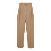 Jil Sander Beige Bältesbyxor Beige, Dam