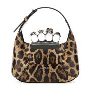 Alexander McQueen Mini Jewelled Hobo Handväska Multicolor, Dam