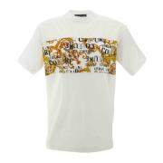 Versace Jeans Couture Stiliga T-shirts och Polos White, Herr