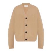 Ami Paris Ull Cardigan Beige, Herr